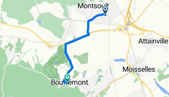 Itinéraire modéré en Bouffémont