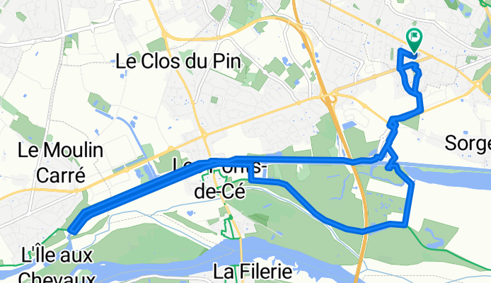 Rue Jouvencière 3, Trélazé to Rue Jouvencière 3, Trélazé