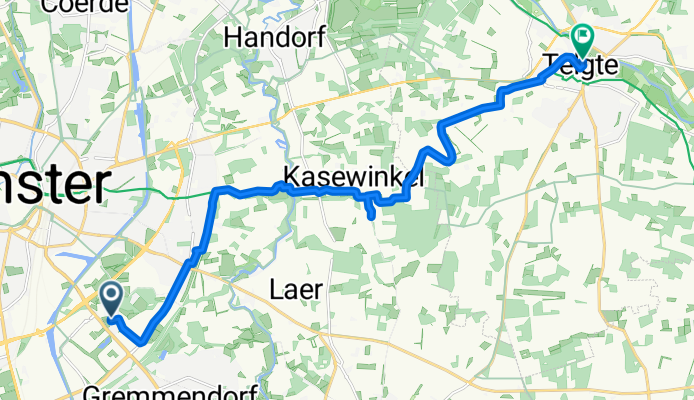 Rikeweg 7, Münster nach Kapellenstraße 3, Telgte