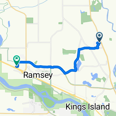 5598 154th Ln NW, Ramsey to 8041–8145 US-10 W, Ramsey