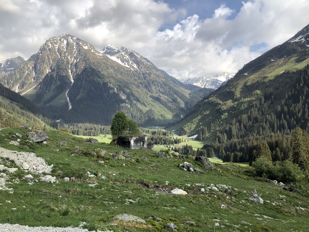 Einfache Fahrt in Klosters