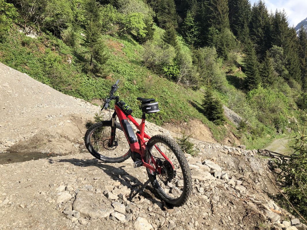 Einfache Fahrt in Klosters