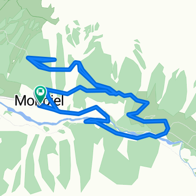 Einfache Fahrt in Klosters