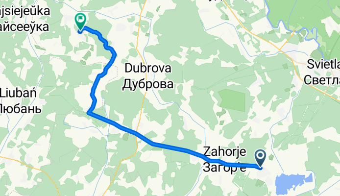 От Н4254 до Unnamed Road, Вежны