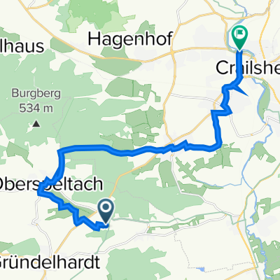 Gründscher Brunnen, Frankenhardt nach Haller Straße 10, Crailsheim