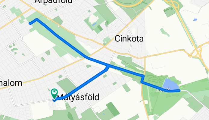 Újszász utca 47a, Budapest to Újszász utca 47a, Budapest