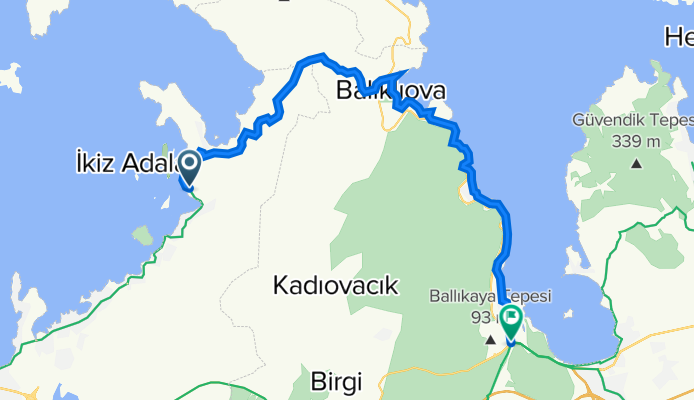 İZMİR | Ildırı (Erythrai) - Balıklıova - Gülbahçe