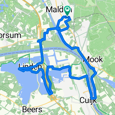 rondje Linden-Cuijk-Malden