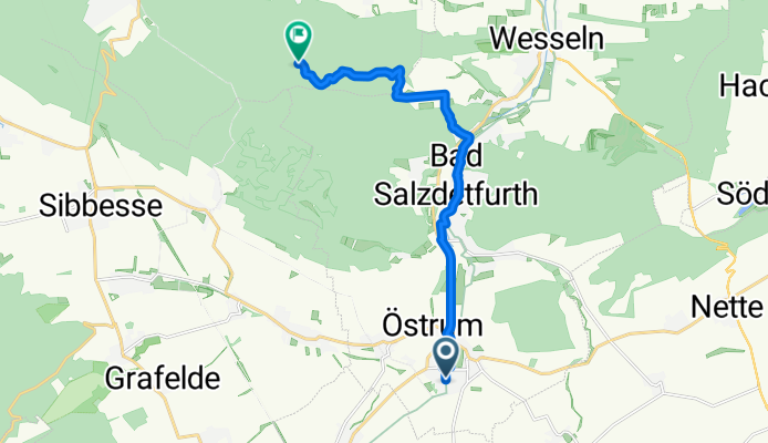 Route von ¿?	??Himmelfahrt