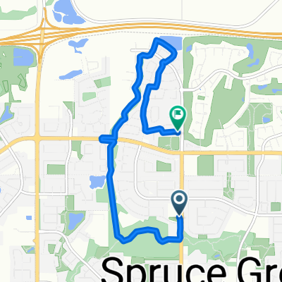 Restful route in Spruce Grove