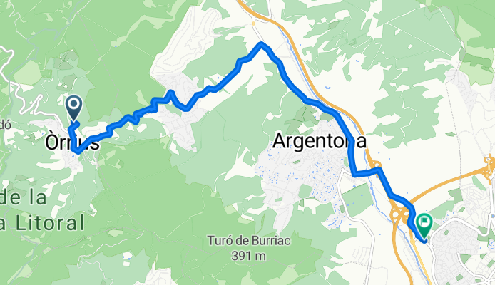 Cracking ride in Mataró