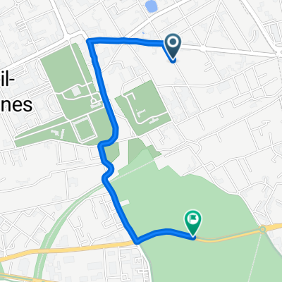66 Avenue des Tilleuls, Limeil-Brévannes to Avenue de Valenton, Limeil-Brévannes