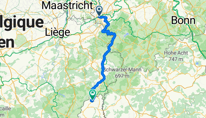 Vennbahn  - historical route