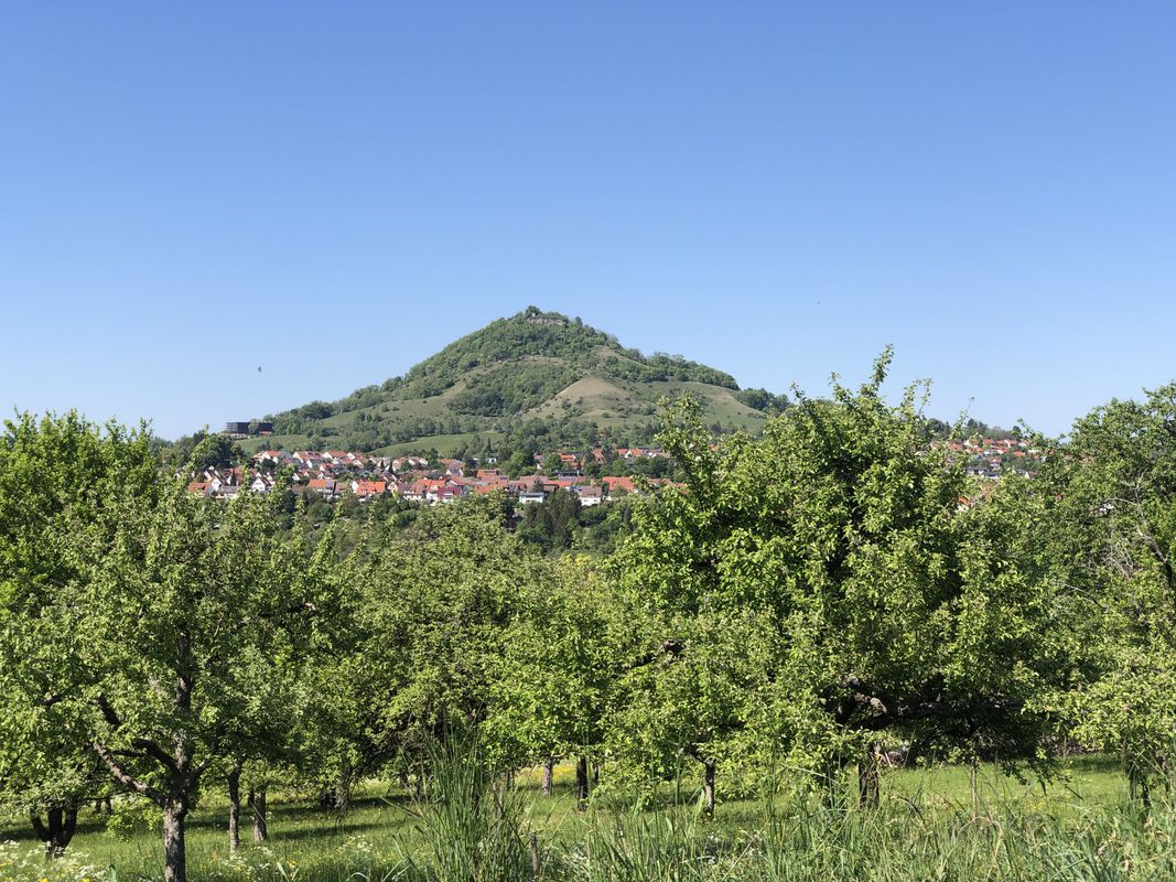Reutlinger Radtour zum Mädlesfels und über Bad Urach zurück