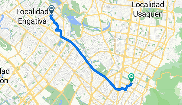 De Transversal 90d # 87-26, Bogotá a Carrera 13a #87 11, Bogotá