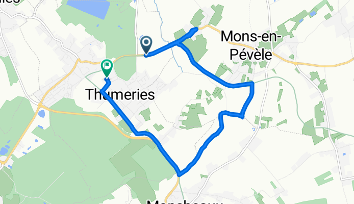 Itinéraire facile en Thumeries