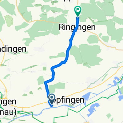 Gemütliche Route in Erbach an der Donau