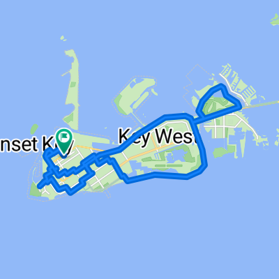 Relaxed route in Key West