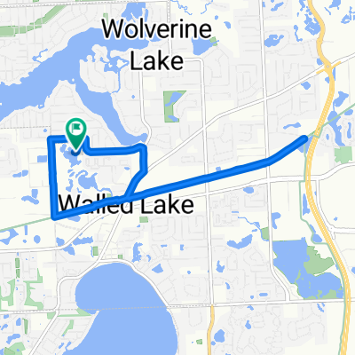 Steady ride in Wolverine Lake
