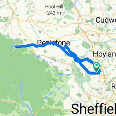 Restful route in Sheffield