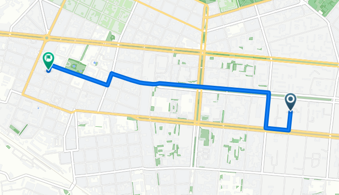 От вулиця 4-а Слобідська 94, Миколаїв до вулиця Дунаєва 33, Миколаїв