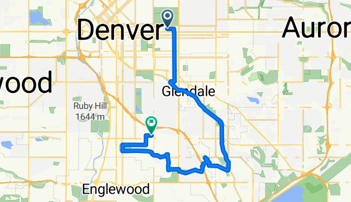 Southeast Denver - Bike Route Quest