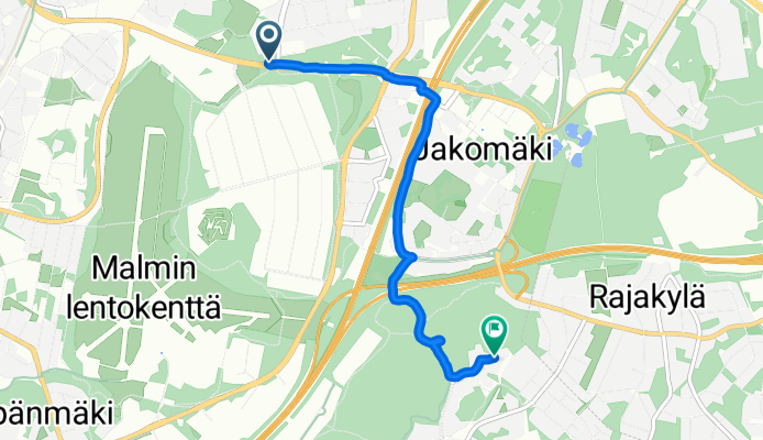 Karhekuja, Helsinki to Patterikuja 19, Helsinki