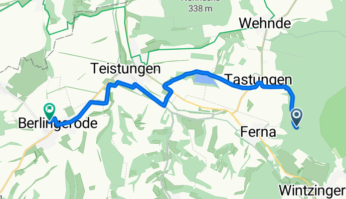 Entspannende Route in Berlingerode