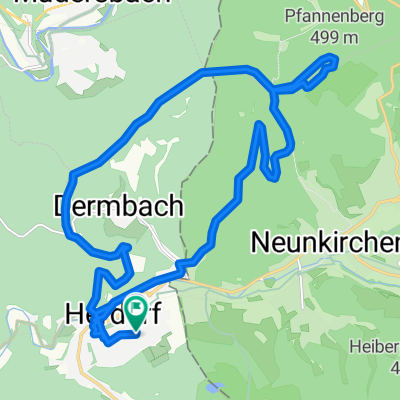 Jahnstraße 47, Herdorf nach Dammerweg 23, Herdorf