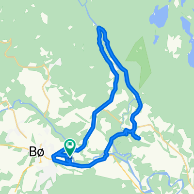 Slow ride in Bø i Telemark