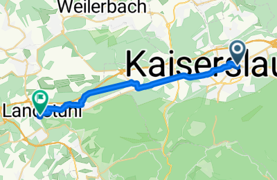 Route in der Bikemap App öffnen