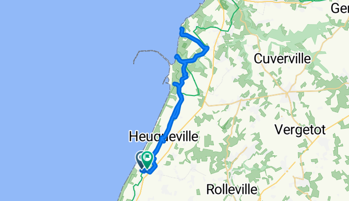 Itinéraire confortable en Cauville-sur-Mer
