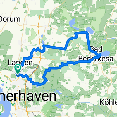 BK8-Gaststätte a.See (Flögeln)-Bad Berderkesa-Spadener See - BK8