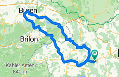 Route in der Bikemap App öffnen