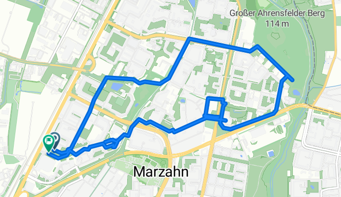 Franz-Stenzer-Straße 5, Berlin nach Franz-Stenzer-Straße 1, Berlin