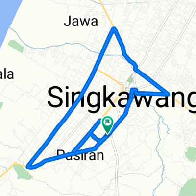 Pasiran, Singkawang Barat to Jalan Yohana Godang 22, Singkawang Barat
