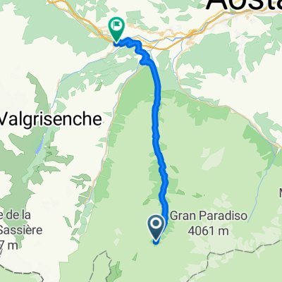 Giro velocissimo in Arvier