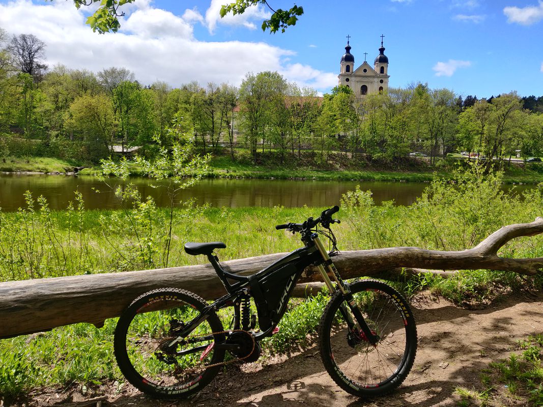 Route from Šeškinės kalvos, Vilnius