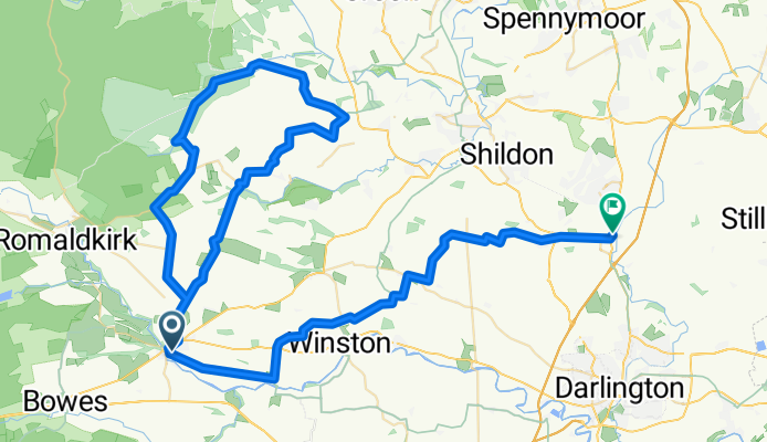 dt7 Barnard Castle 47k Bedburn Beck loop