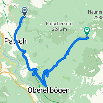 Igls Patscherkofel Talstation, Innsbruck nach Viggar 141, Ellbögen