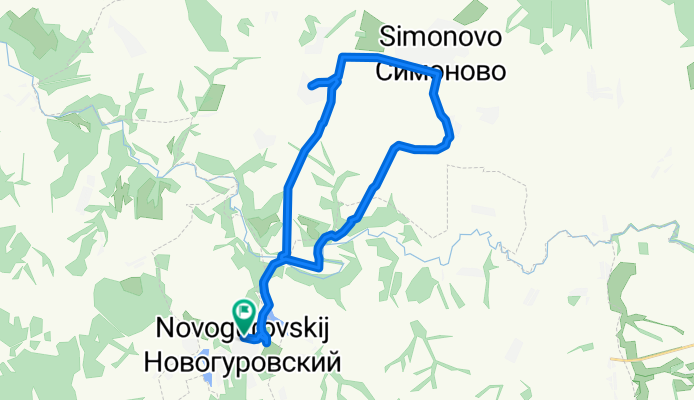 Умеренный маршрут в Новогуровский