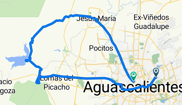 Ruta constante en Aguascalientes