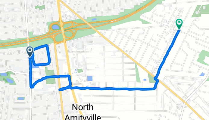 Moderate route in Amityville
