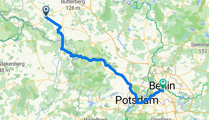 Perleberg-Havelberg-Potsdam-Königsweg-Berlin