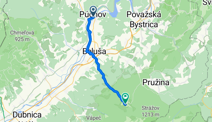 Púchov - Beluša - Mojtín