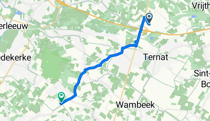 Ontspannen route in Roosdaal