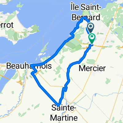 Boulevard D'Youville 5, Châteauguay to Rue des Sittelles 200, Châteauguay