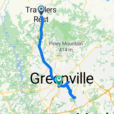 South Main Street 13, Travelers Rest to County Square, Greenville