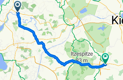 Route in der Bikemap App öffnen
