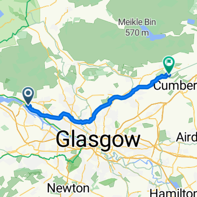 Islay Crescent 11, Old Kilpatrick to Southbound, Auchinstarry